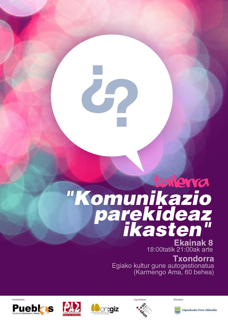 Komunikazio parekideaz ikasten tailerra